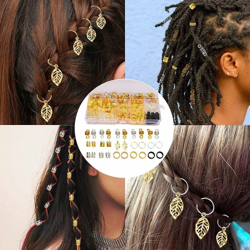 BOGENIANTE 200 Piezas De Abalorios Para Trenzas De Cabello, Accesorios