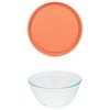 Pyrex (1 7402 6-Cup/1.5L Sculpted Glass Mixing Bowl and (1)
