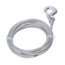 4mm X 12m Winch Wire Rope - High Breaking Strength, Versatile Winch Extension Rope, Durable & Rustproof Stainless Steel Winch Rope Extension, Reliable Construction