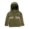 Burton Toddlers' Ascutney 2L Jacket, Forest Moss/Summit Taupe, 3T