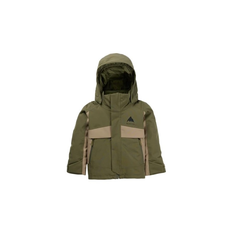 Burton Toddlers' Ascutney 2L Jacket, Forest Moss/Summit Taupe, 3T