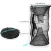 Trampa para Peces y Cangrejos Plegable con Cebo y Hundimiento
