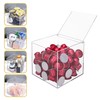 EXZACT Coffee Capsule Cube 15cm Acrylic, Coffee Pod Basket Organiser