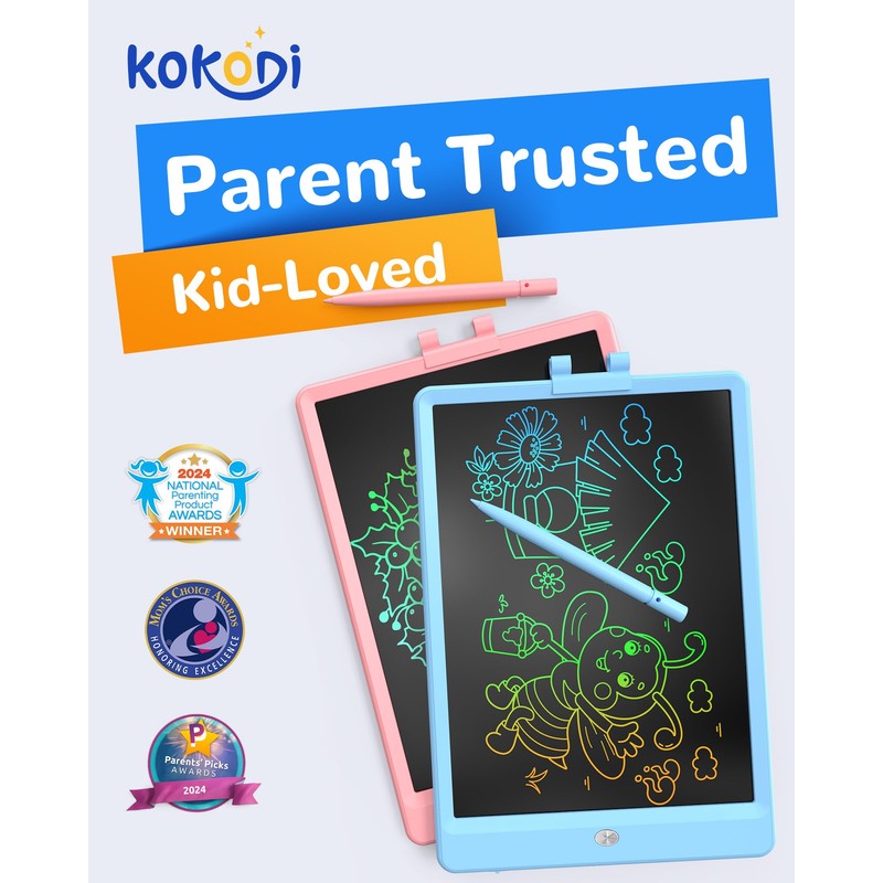 KOKODI LCD Writing Tablet, Gifts for 3 Years Old Boys