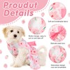 5 Pieces Dog Clothes Girl Dog Dresses Floral Puppy Dresses