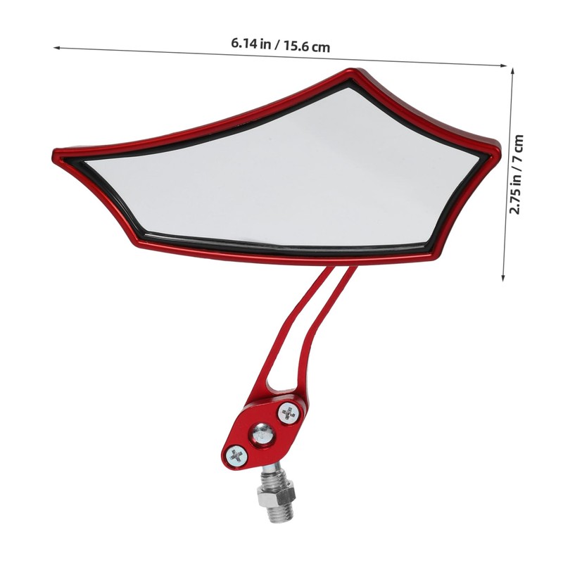 BUGUUYO 1set Motorcycle Rearview Mirrors High Definition Safety Mirrors for