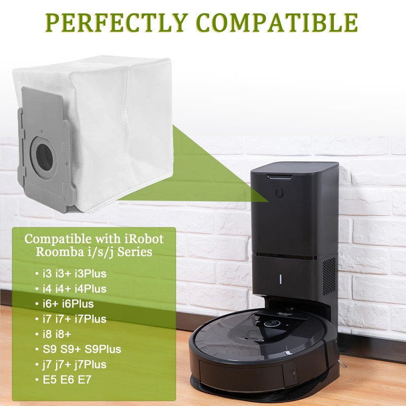 BAKTH 12 Staubsaugerbeutel kompatibel mit Roomba i7