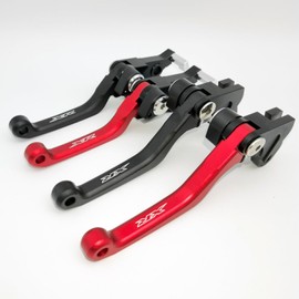 Generic Replacement for Honda XR 650L 1993-2023 CNC Pivot Clutch Brake Levers XR650L RED Black (Black)