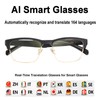 Meagtlva AI Smart Glasses with Real-Time Translation for 164 Languages,Bluetooth
