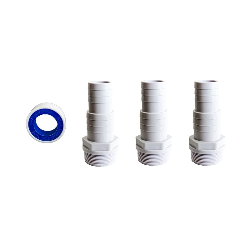 PoolSun 3-Way Valve Pool Adapter for Heat Pump Hose Connection