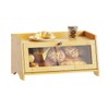 BAMBANG Bread Box for Kitchen Countertop, Bamboo Bread Box for
