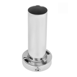 Qiilu Exhaust Tip, Universal Adjustable Round Exhaust Muffler Tip Removable Sound Silencer (4 inch)