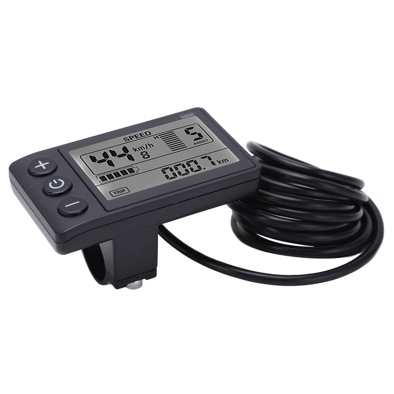 Ebike LCD Display Panel, 24V 36V 48V Electric Bike LCD