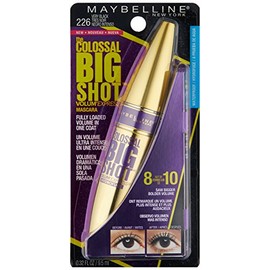 Maybelline Mascara para Pestanas a Prueba de Agua,The Colossal Big Shot, Very Black, 9.5 ml