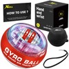XMALL Wrist Power Gyro Ball, Hand Forearm Strengthener, Wrist Trainer,