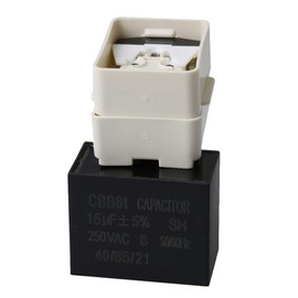 Mxfans Refrigerator Compressor Start Relay & Capacitor Relay Overload Start Capacitor Replacement for Kenmore