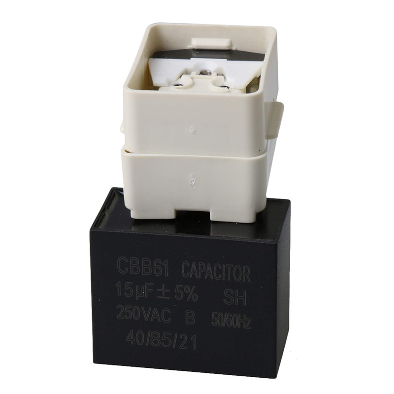 Mxfans Refrigerator Compressor Start Relay & Capacitor Relay Overload Start