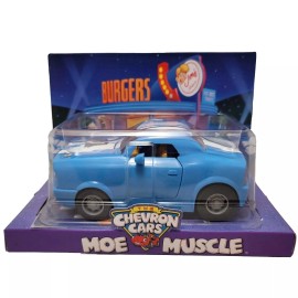 Chevron Moe Muscle Chevron Cars Blue 2009 Jim's Burgers Hot Rods Old Schools NEW