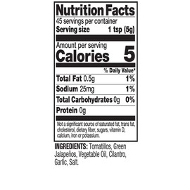 Tia Lupita Salsa Verde Hot Sauce – 8oz Bottle – Made with Tomatillos, Green Jalapeno Peppers, Flavorful Heat, Mild to Medium Spice, All Natural, Non GMO, Gluten Free, No Sugar, Low Sodium