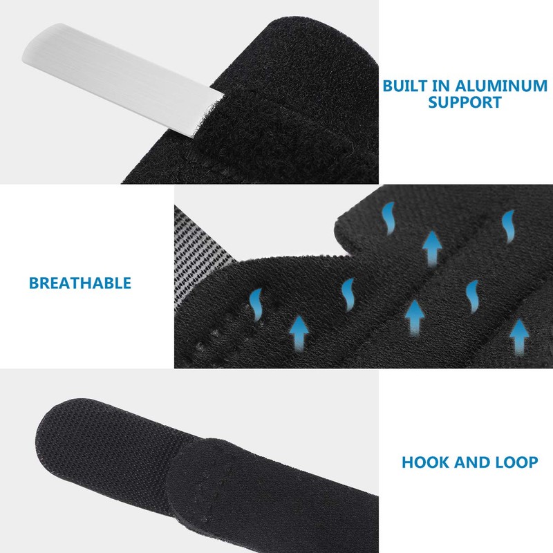 CLISPEED Trigger Finger Splint Finger Splint Support Adjustable Fixing Belt