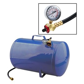 jingfei Air Tank Valve Kit with Gauge,Come with 2 Inch Pressure Gauge 1/8 Inch NPT,4 Ft Air Hose 1/4 Inch Knob Air Tank Manifold