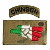 Mexico Eagle Patch and Chingon Tap Patch - Funny Tactical