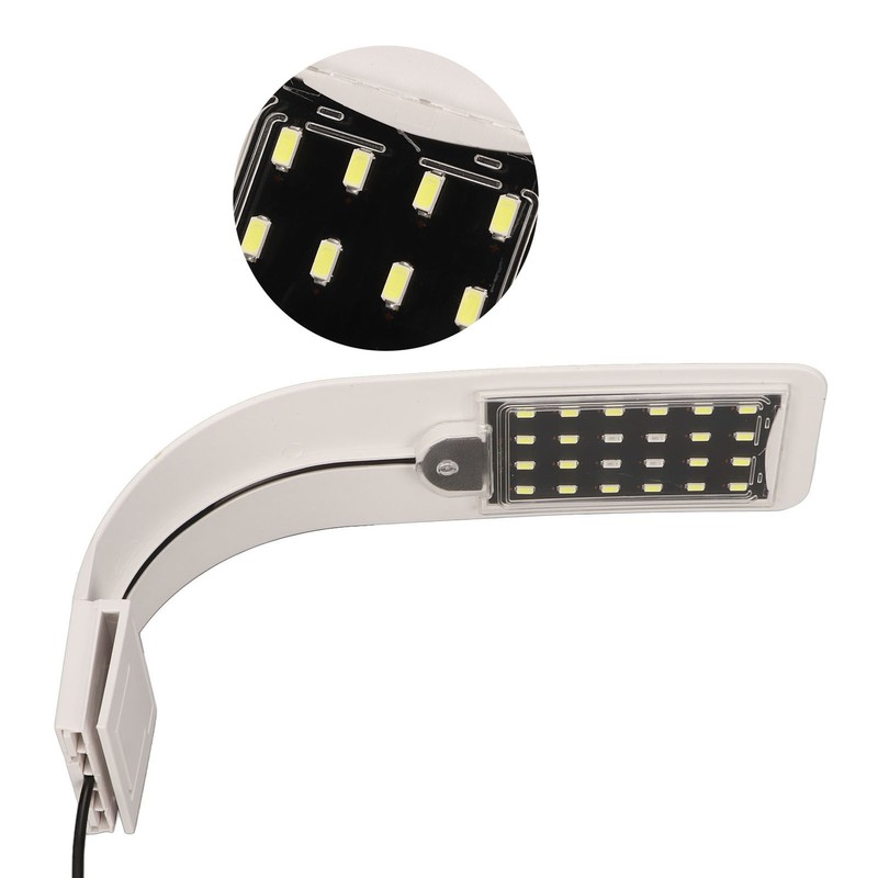 Clip On Aquarium Light 24 Light Beads Mini LED Aquarium