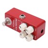 Distortion Effect Metal Shell Red True Bypass Foot Switch for