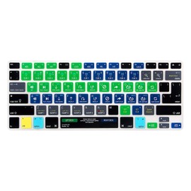 WYGCH Serato DJ Serato Scratch Live DJ SSL-M-CC Browser Toggle Functional Shortcut Silicone Keyboard Cover Skin for MacBook Air 13 inch(No-Touch ID) ; for MacBook Pro 13, 15 (2015 Before)