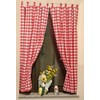 Yaland Opaque Curtains with Checked Pattern, Country House Curtains, Living