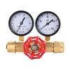 Watflow Water Gauge Pressure, Flow, & PSI Test Gauge,0-160psi,0-13 GPM,