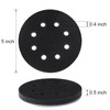 Mriuuod Orbital Sander Foam Pad, 5 inch 8 Holes Hook