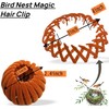 Pinzas para el cabello con forma de nido de pájaro,