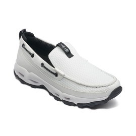 BASS OUTDOOR Men's Water Resistant Aqua Deck Shoe, White, 9