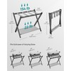 SONGMICS Luggage Rack for Guest Room, Suitcase Stand with Storage