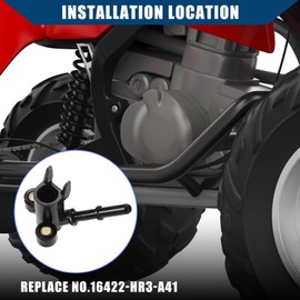 Hihaha Fuel Injector/Cap for Foreman 500 2014-2019 for Rancher 420 2014-2021 / Fuel Injector Pintle Cap/Durable / 1 Pc/Black