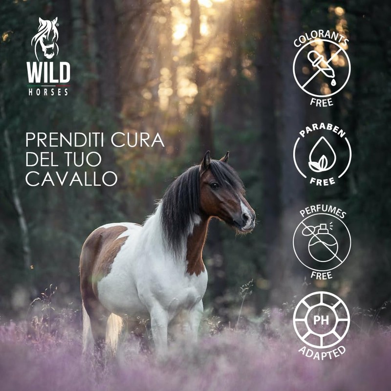 Wild Horses | Salviette Detergenti per Cavalli, Ideali per Lucidare,