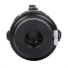 ROADFAR Steering Shaft U-joint 3/4" DD * 3/4"-30 Spline Black Single U-Joint Shaft 83mm
