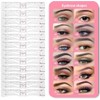 12 Pairs of Eyebrow Stencils + Eyebrow Shaper + Holder,