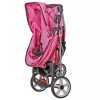 SEGAWE 3-Wheels Foldable Pet Stroller Dog Cat Carrier Trolley Cart