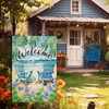 Summer Beach Welcome Garden Flag Nautical Hawaii Coconut Tree Garden