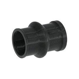 Intake Manifold Black, 3D-Print, for Case Middle Part on Carburetor, Connection: Heart Box Ø26 on Carburetor 16N-21N