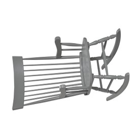 Gift Mark Adult Rocking Chair, Grey