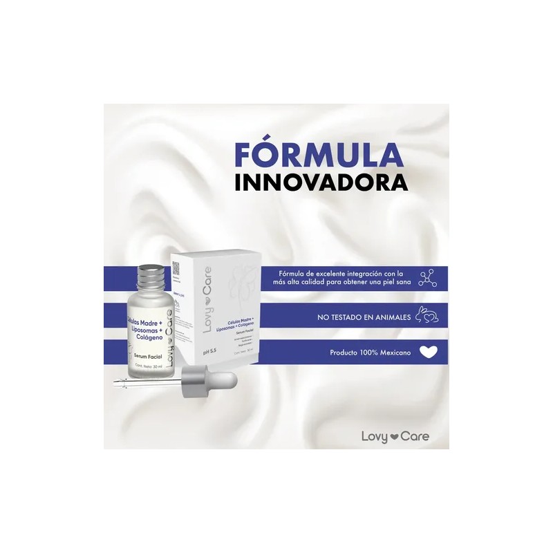 Pack Crema Facial Q10 + Colágeno Y Serum Celulas Madre
