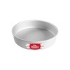 Fat daddio de aluminio anodizado redonda para tarta sartenes, Plateado,