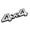 4x4 AWD FWD 4WD Emblem Lettering Rear 3D Sticker Silver