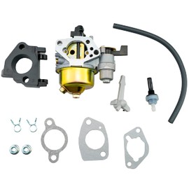 HZ Carburetor Kit Insulator Fuel Tube Joint for Honda GX340 GX390 Harbor Freight 389cc 420cc Champion 389cc 420cc 439cc Generac 389cc 420cc Engine Water Pump Pressure Washer Snowblower