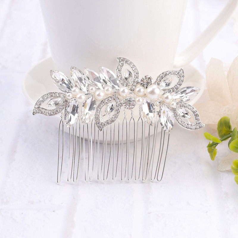 Kercisbeauty - Peine para novia, damas de honor, diseño de