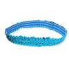 Turquoise Womens Sequin Polyester Fancy Dress Headband 38 x 3cm