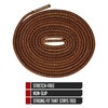 IRONLACE Unbreakable Round Bootlaces - Indestructible, Waterproof & Fire Resistant